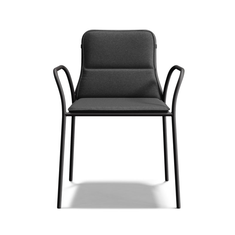 XY Outdoor Dining Armchair, Charcoal