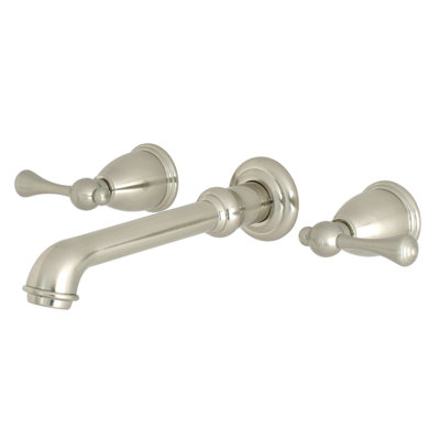 Robinet de salle de bain mural 3 trous Kingston Brass English Country