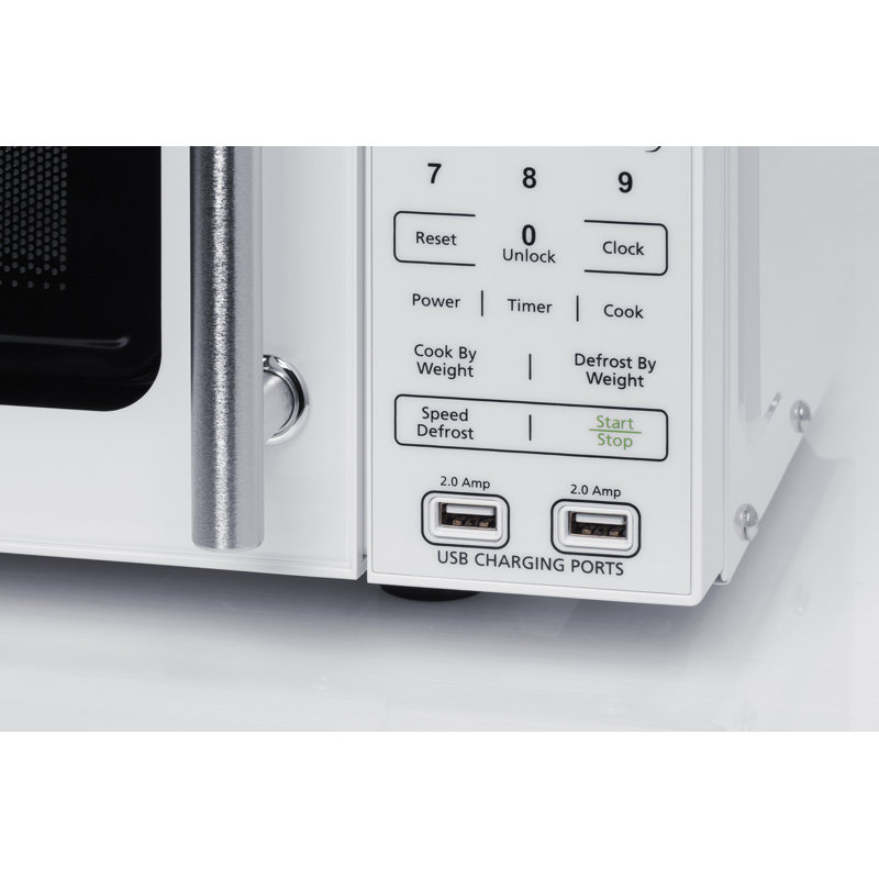 Micro-onde compacte avec ports USB et répartiteur Summit Appliance