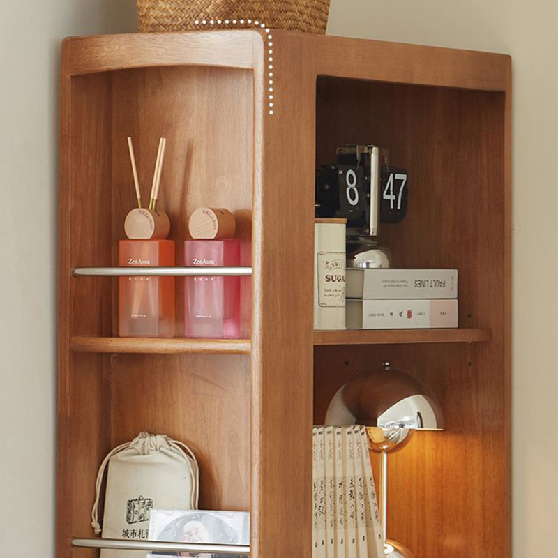 Bibliothèque étroite pratique de style européen, Brun