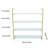 Najat 4 Piece Iron Floating Shelf