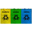Plastic Open Recycling Bin - 40L