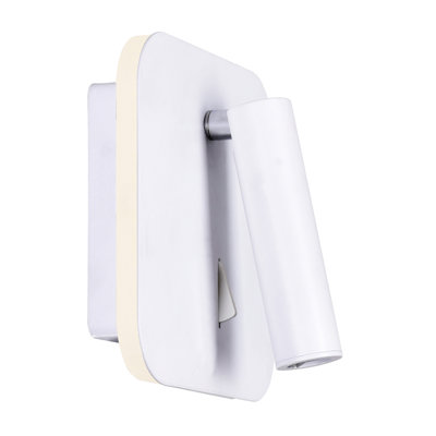 Applique murale carrée à DEL intégrée de 6 pouces - idéale pour les couloirs, les chambres et les salons