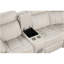 Canapé modulaire inclinable électrique Lacrosse avec haut-parleur Bluetooth et DEL en bois et métal beige-335648487