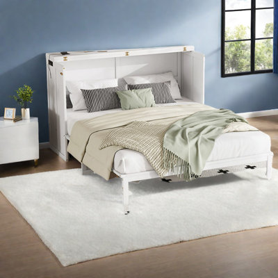 Lit escamotable en pin de style moderne pour la maison