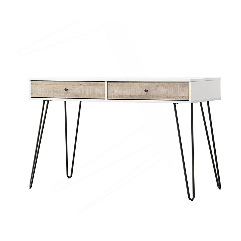 Desk With 2 Storage Drawers