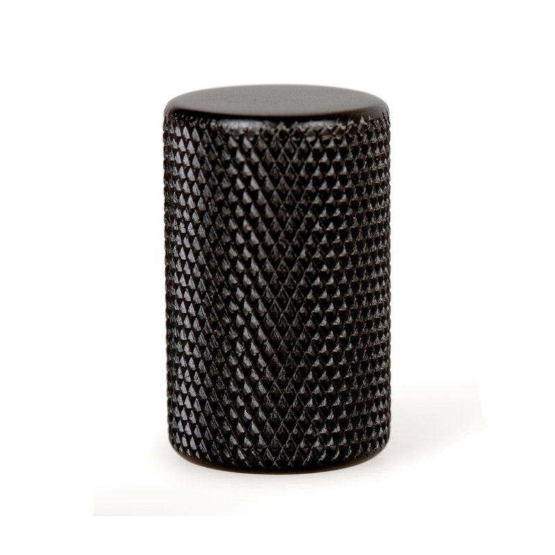 Poignée cylindrique de 11/16 po de diamètre Echo, Noir mat