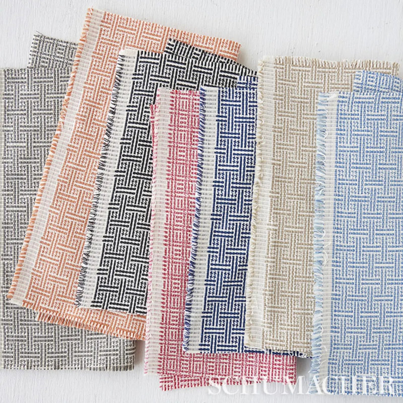 Brickell Indoor/Outdoor Fabric, Orange