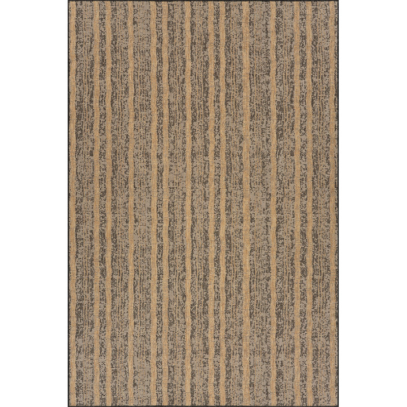  Venira Indoor/Outdoor Bohemian Area Rug, Rectangle 4' x 6', Gray