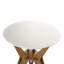 Table de bout Moty Farmhouse Crosee Legs