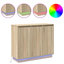 Sideboard With Shelf 90 X 32 X 75 Cm Engineered Wood-1687296667