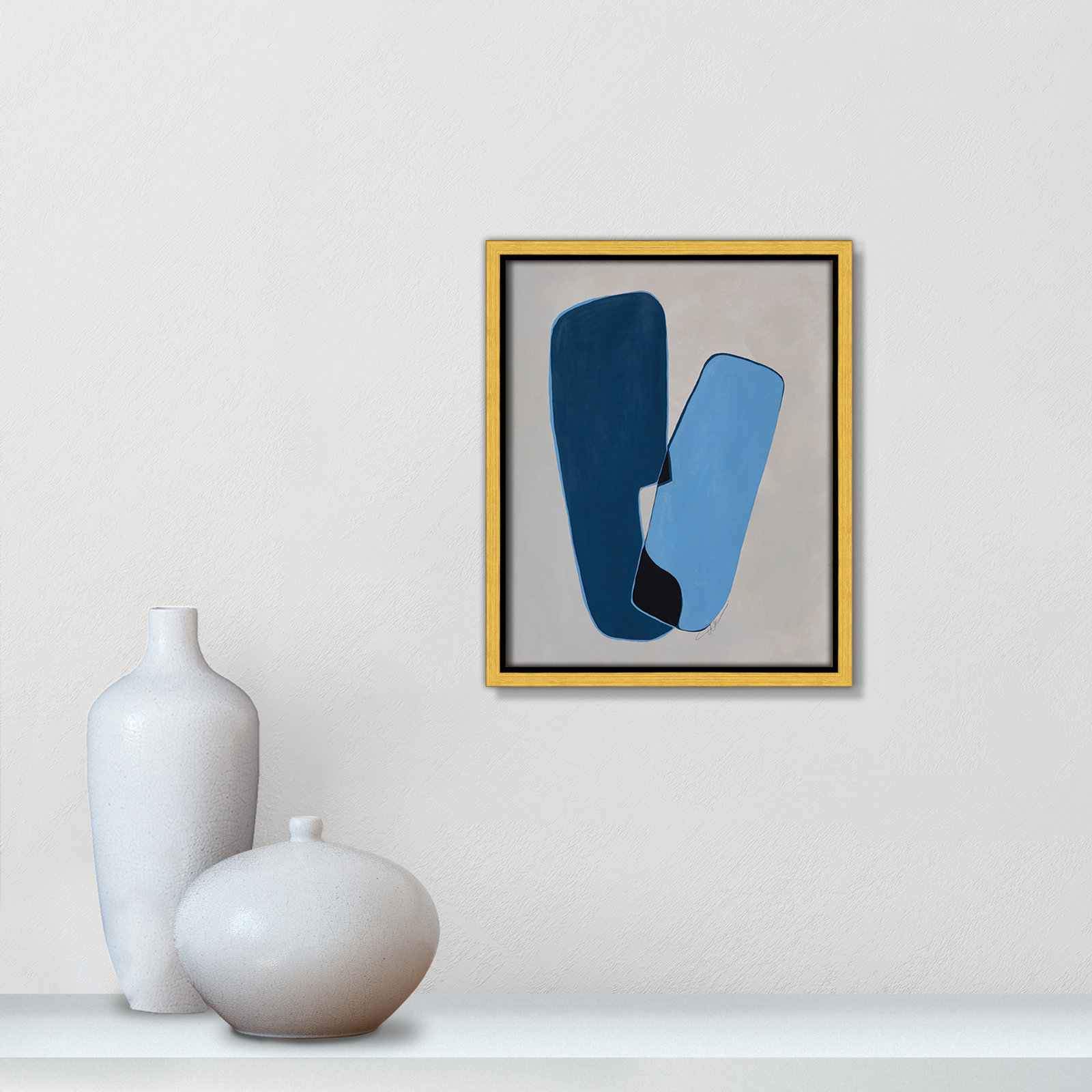 In Unity Collection "In Unity II" Print, 11.5" H x 9.5" W x 2" D, Gold Framed