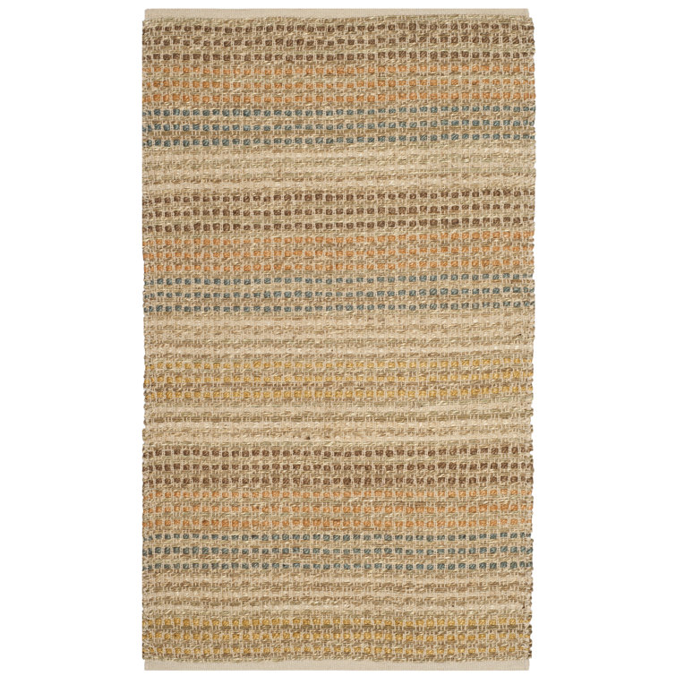 Tapis beige/brun/gris noué la à la main feliciana