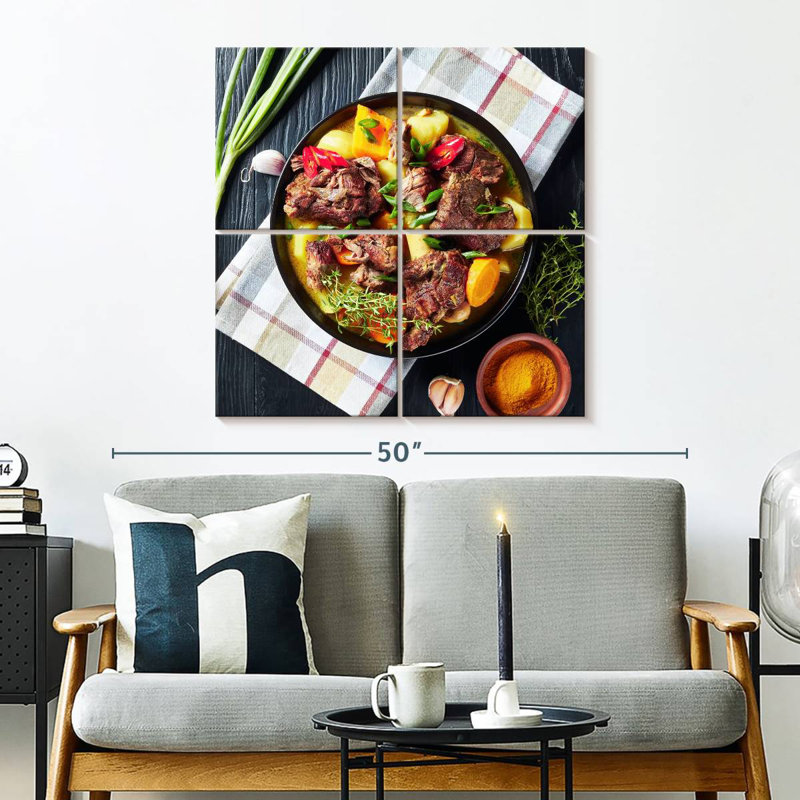 Yarlin Spicy Jamaican Curry, 32" H x 32" W