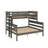 Twin XL Over Queen Bunk Bed With Ladder-1791221760
