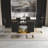 Zakari 6 - Person Glass Top Pedestal Dining Set-990469685-990469687-990469672