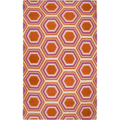 Irving Place Wool Geometric Indoor Rug