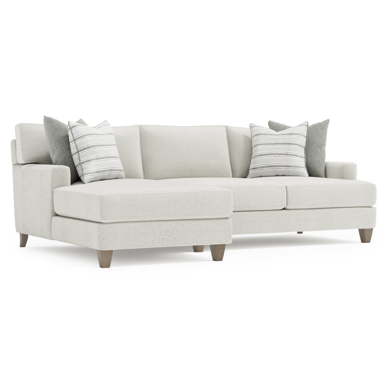 Bernhardt Mila 2-Piece Right Facing Fabric Sectional, null, null