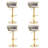 Ginko Modern Adjustable Bar Stools, Swivel Counter Stools with Upholstered Seat, Backrest, Footrest and Metal Frame for Kitchen and Home Bar -879564335-898201622-935555700
