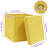  Storage Box Set Of 10 Yellow Non-Woven Fabric (100% Polyester)