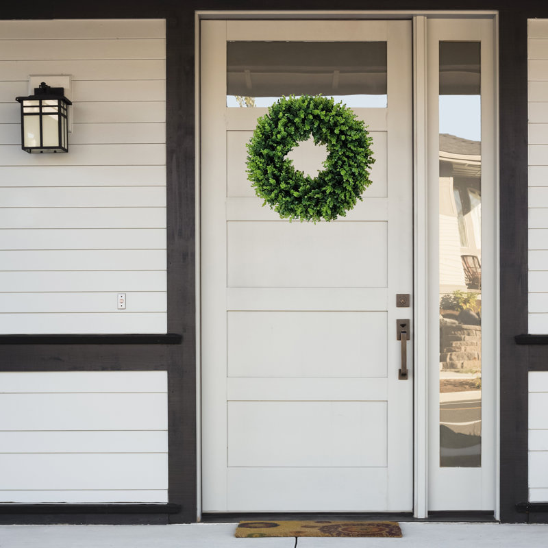 24 Inch Artificial Boxwood Wreath