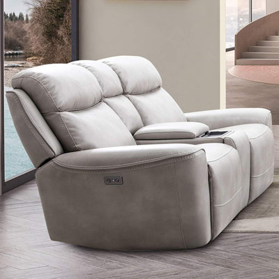 Causeuse transitionnelle de 81,4 po de largeur, taupe clair