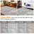 Ultra Thin Washable Geometric Area Rug for Living Room – Soft Non-Slip Low Pile Carpet – Neutral Black Gray – Modern Home Decor – 8x10ft, USA-616207945-613583618