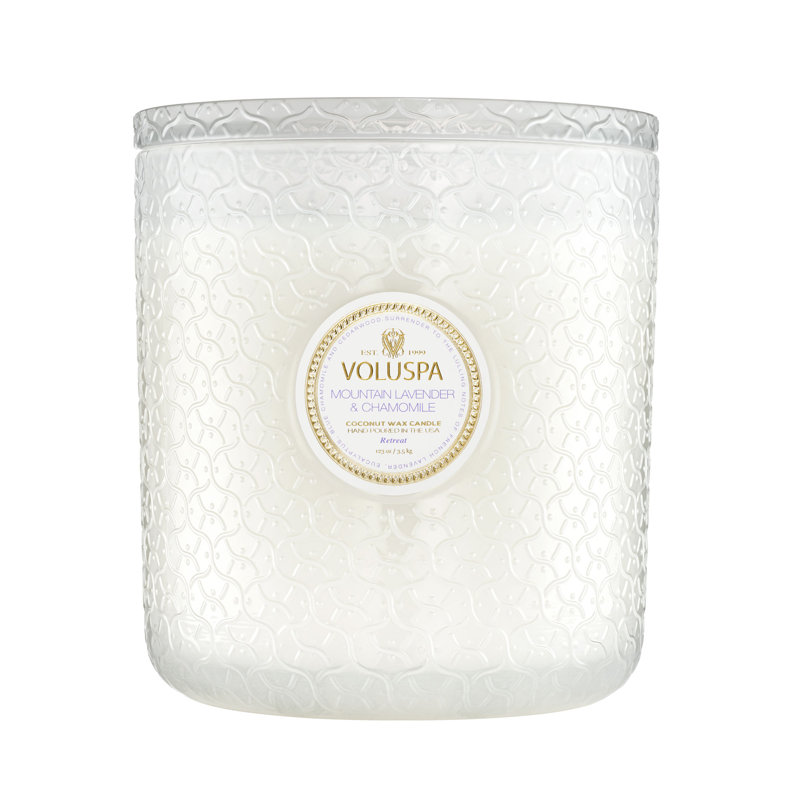 Mountain Lavender & Chamomile Boxed Luxe Candle, 14"L x 11"W 