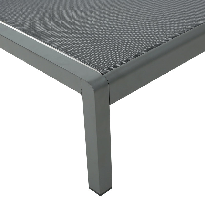 CAPE CORAL KD CHAISE LOUNGE GREY, Gray, 1