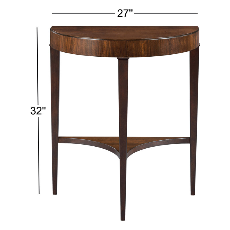 Demilune End Table