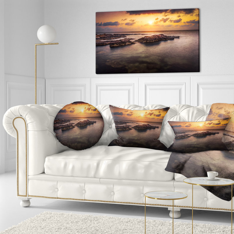 Coussin Sunset, Rectangulaire, 12 po x 20 po