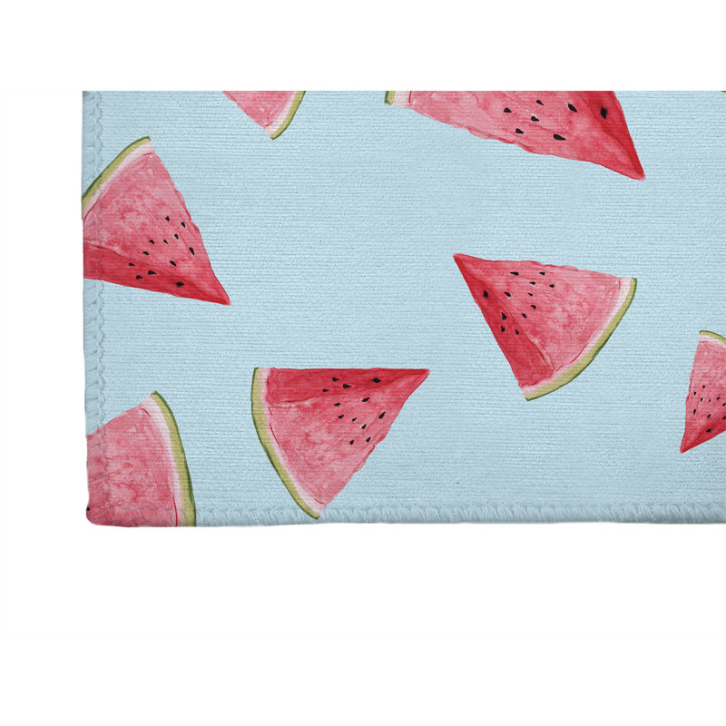 Summer Melon Outdoor Rug, Runner 2'6" x 8'