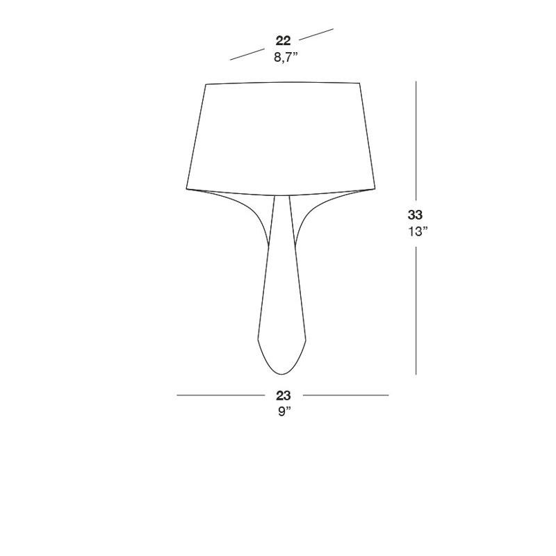 Air 1 - Light Flush Mounted Sconce, E12 Base, Ivory White