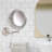 8" x 10" Lighted Wall Mount Magnified Makeup Mirror, Plug In
