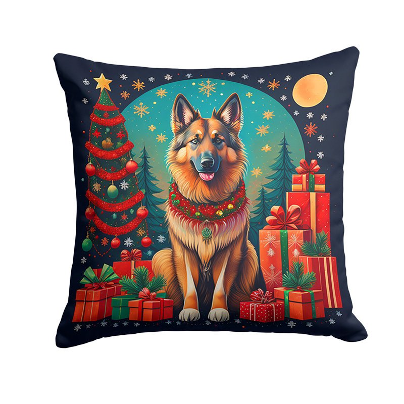 Coussin décoratif intérieur / extérieur Enchanted Christmas, 18 po x 18 po