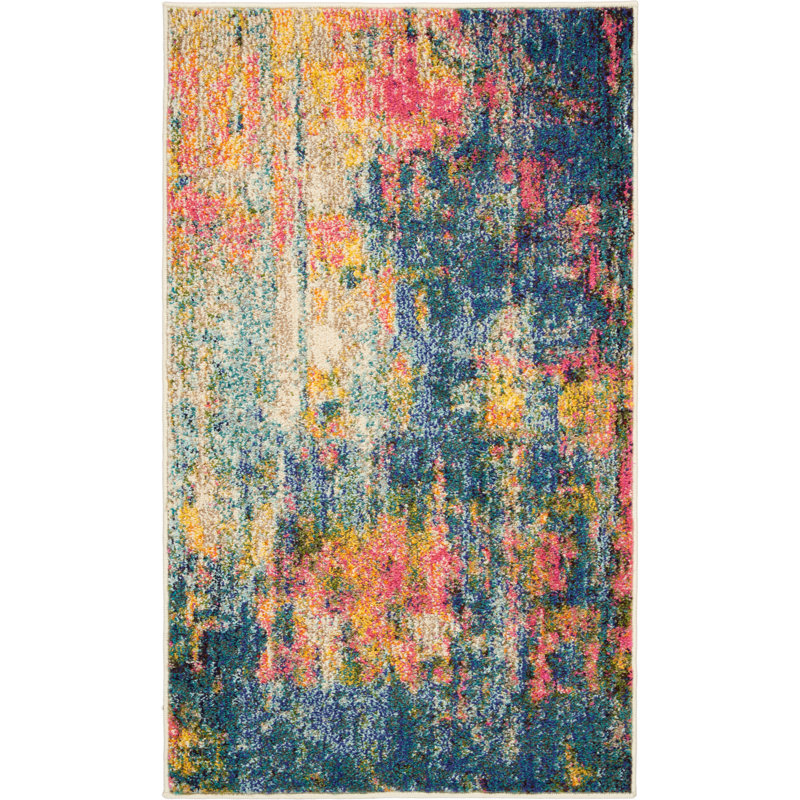 Velva Abstract Indoor Rug, Rectangle 2'2" x 3'9"