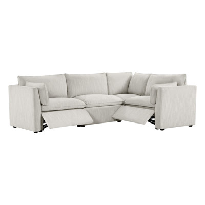 Modular Power Sectional With Ottoman
