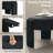 Modern Unique Design 20.5" W Velvet Upholstered Ottoman -1516446387
