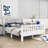 Maslo Full Size Platform Bed with Headboard and Footboard-1294554574