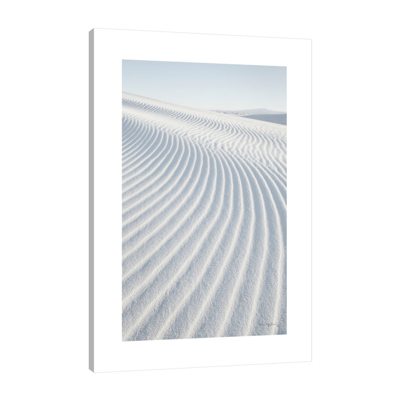 «White Sands I», toile tendue par Alan Majchrowicz, H 18 po x l 12 po x P 1,5 po