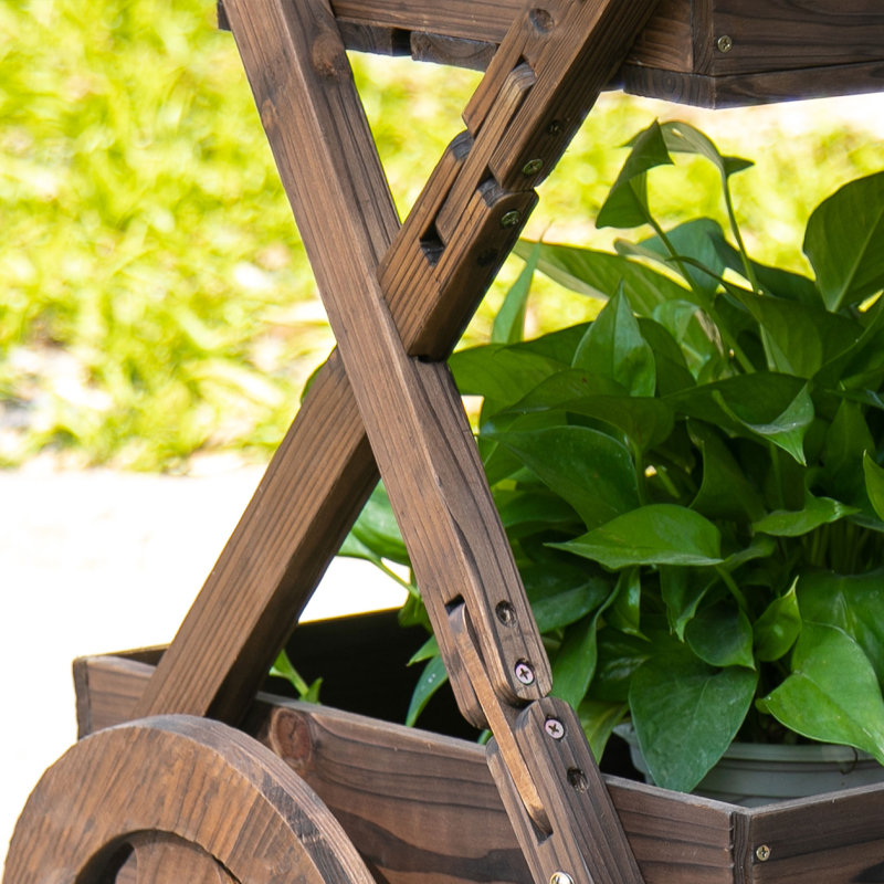 Pot à fleurs en bois Bueche