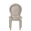 2 chaises d'appoint en tissu brun clair et chêne - dossier de siège rembourré, base empilable, fabrication en caisson, pieds tournés, capacité ovale de 220 lb, profondeur de 20 po, hauteur de 18 po (2), revêtement récupéré, siège,