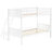 Twin/Full Bunk Bed In White - Creates A Functional Bedroom Environment Practical