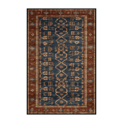 Machine Washable Turkish Brown Area Rug