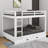 Queen Size Bunk Bed With Ladder And Trundle-600541984