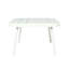 Causeuse et table en acier, blanc cassé et gris-1876491156-1876491161