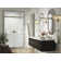 Levity Plus Less Sliding Shower Door, 81-5/8 In. H X 44-5/8 - 47-5/8 In. W, With 3/8 In.-Thick Crystal Clear Glass