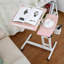 Adjustable Metal Base Writing Desk