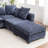 Bennett Upholstered Ottoman-144271212