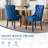 High-End Tufted Dining Chair Set, Velvet Upholstery With Nailhead Trim And Back Pull Ring, Solid Wood Legs-510191850-534785592